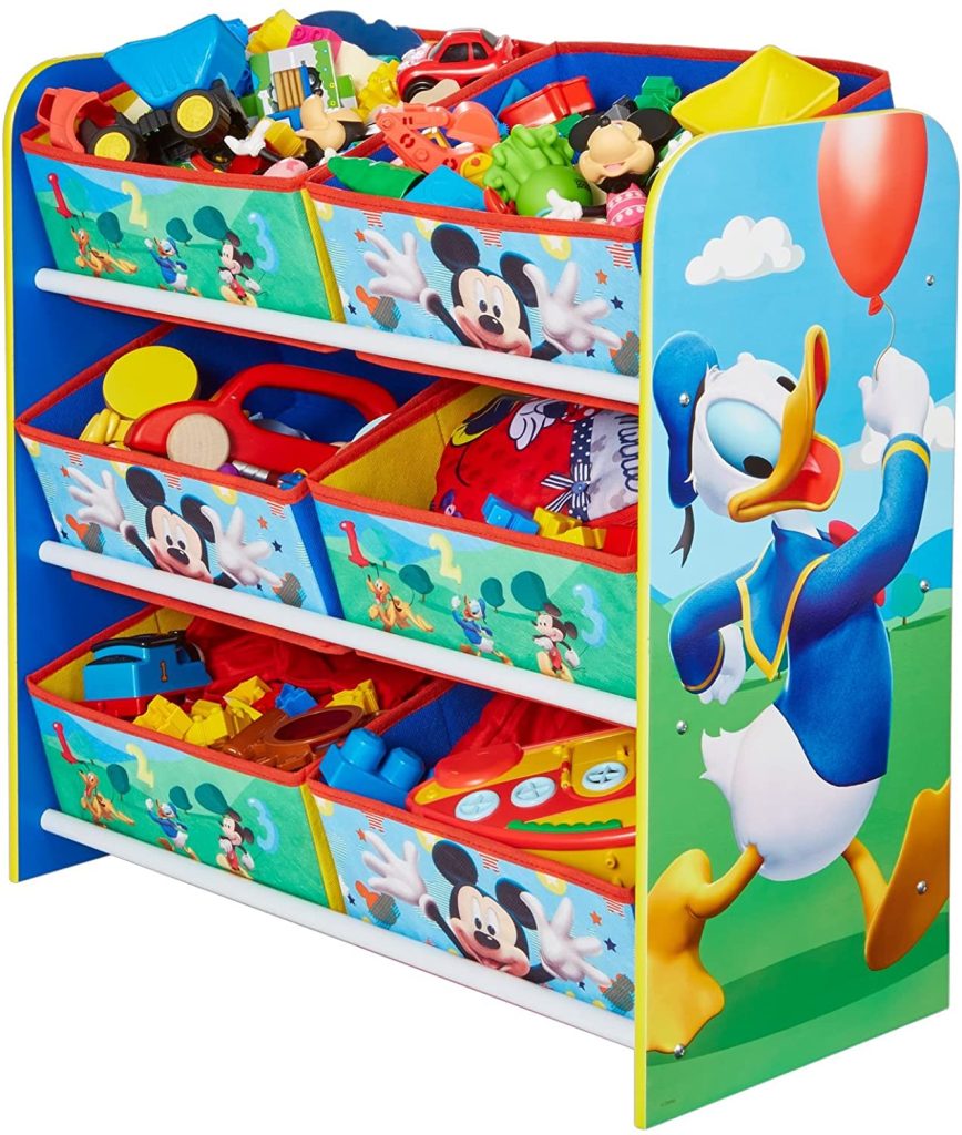 mickey mouse organizador juguetes